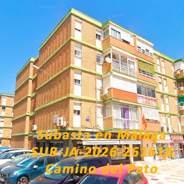 Subasta judicial de vivienda en Málaga – SUB-JA-2026-261618