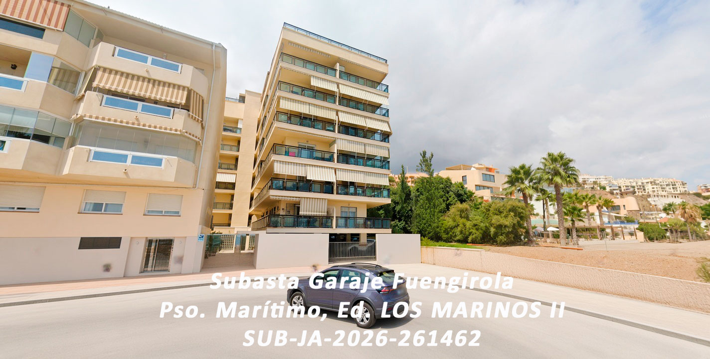 Subasta de Plaza de Aparcamiento nº 20 en Edificio Los Marinos II, Fuengirola