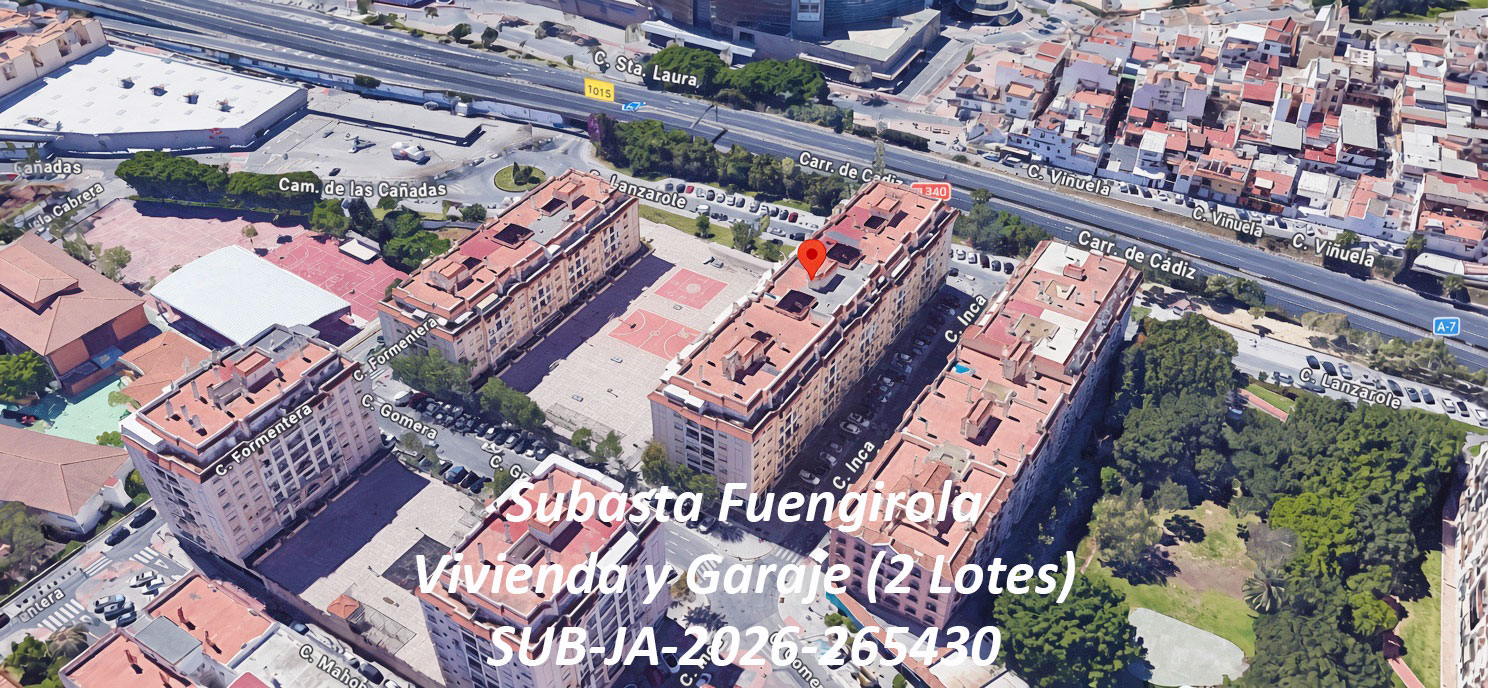 Subasta de vivienda y garaje en Calle Inca (Fuengirola)