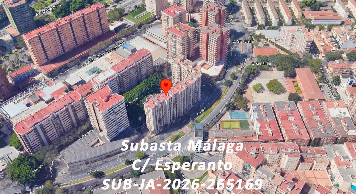 Subasta de vivienda en Calle Esperanto (Málaga)